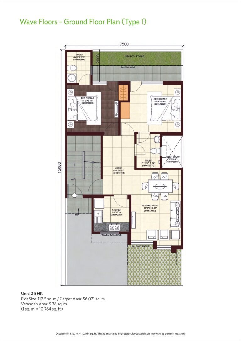 wave floor 2 BHK 001
